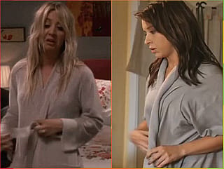 Kaley Cuoco vs Lacey chabert'