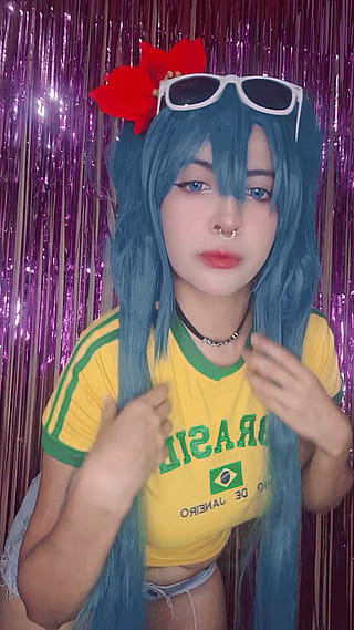 Hatsune Miku brasileira by Akutagawaryx'