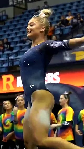 Chloe Cluchey - former WVU gymnast'