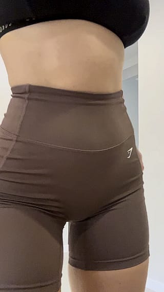 Yoga shorts that fit like a glove'