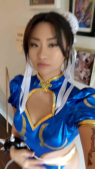 Do I look like Chun li?'