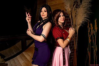 Aerith Gainsborough & Tifa Lockhart (Yuna Kairi and Juk)