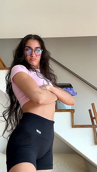 Funny dance in shorts'