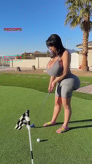Im going to play golf with your father today'