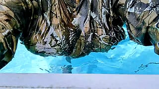 Pool Time after studying at my besties house💖🐙'