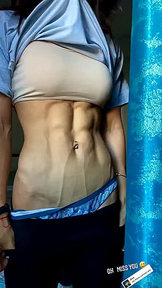 Veiny abs🔥🔥🔥'